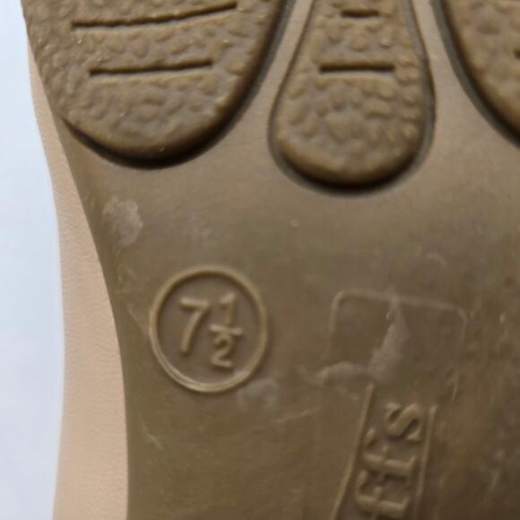 Cliff's by White Mountain Women's Size 7.5 Gracefully Smooth Taupe Loafers - Picture 3 of 16